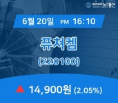 (국내주식시장현황) 20일 퓨쳐켐 현재가 14,900원