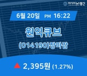 [특징주 종목정보] 원익큐브 주가 2,395원으로 종료
