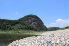 연천 한탄강지질공원 좌상바위 비경.