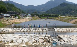 산청 오전마을, 어도ㆍ보 설치로 생태하천 조성