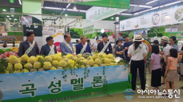 곡성멜론, 농협하나로클럽 양재점서 판촉 행사
