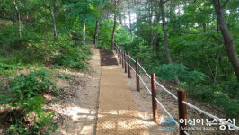 대전 동구, 천동 샘골근린공원 산책로 새로 단장