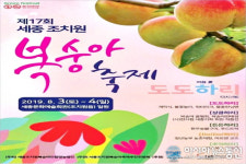 세종시, 다음달 3~4일 조치원 복숭아 축제 '팡파르'