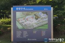 충남 천안종합운동장, 안내 간판 새단장