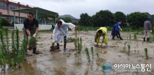 영동군 용산면청년회, 쾌적한 여가 공간 만들기 ‘구슬땀’
