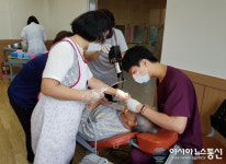 산청군, 노인요양원 어르신 구강건강 돌본다