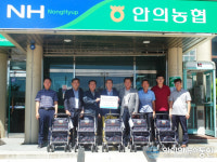 함양 안의농협, 실버카 35대 기탁