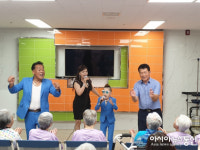 합천출신 가수 한현, 합천고려요양병원서 위문공연 활동 펼쳐