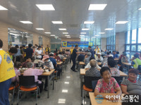 창녕 남지라이온스클럽, 장각백숙 드시고 힘내세요
