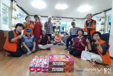 대전 대덕구 법1동복지만두레, 혹서기 경로당 방문