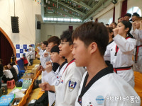 경민대총장기 전국태권도대회...필승 외치는 대한민국 태극시범단