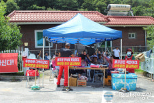 양평 더스타휴 골프장 앞서 마을주민 ‘시위’…약속사항 2년째 지키지 않아
