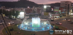 진주시 봉곡광장, 시원한 ‘분수’ 쏟아낸다!