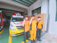남양주소방서, 119구급대원 복귀 중‘차량화재 발견