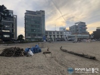 강릉시, 다시 깨끗해진 커피거리 안목 해변.