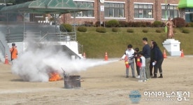 (포토)제천 입석초교 훈련도 실전같이