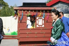 [아통 포토] 전통혼례, 꽃가마 타고 시집가요