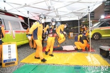 경산소방서, 훈련도 실전같이…노인요양시설 야간 불시 가동훈련 가져