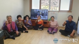 한국마사회 창원지사, 성산구 중앙동 외동경로당 LED TV 기증