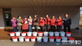 합천 청덕면 자원봉사회, 사랑의 김장 나눔 행사