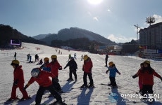괴산군 연풍초 스키캠프 재밌어요