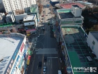 용인시 언남동 동일하이빌1차삼거리 인근도…저비용으로 통행 개선