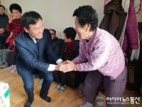 홍명표 의창구청장, 경로당 순회방문 취임 첫 행보