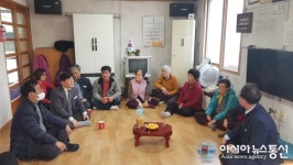 이영삼 마산합포구 대민기획관, 경로당 15개소 순회 나서