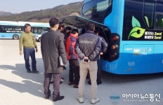 함양군, 전기버스 정규 노선 시험운행