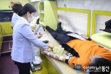 해남소방서, 의용소방대원 마음 모아 사랑의 헌혈 실천