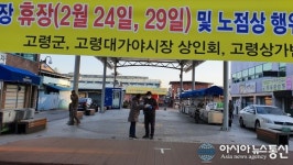 고령군, 고령대가야시장 임시 휴장