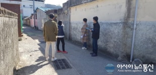 의령경찰서, 부림면 대문동마을 별빛골목 조성 현장점검