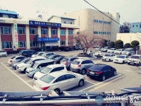 강원 고성군, 간성읍 행정복지센터 주차장 차량 2부제 실시