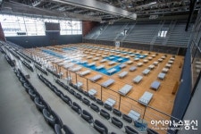 [아통 포토] 크로아티아 코로나19 치료를 위해 스포츠 센터 임시 병원