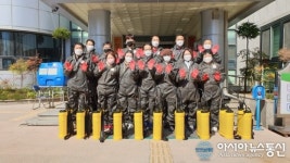 경기 안성시 바르게살기위원회, 방역 실시