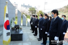 진해구, 43웅동독립만세의거 101주년 ‘3.1독립운동기념비’ 참배