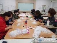 영천시 자원봉사자, 아동용 경북형 면마스크 2차 제작...필터교체형 2천매 제작