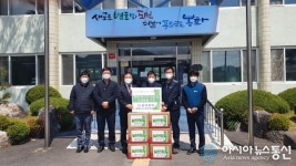한전 봉화지사, 코로나19 극복 후원물품 전달