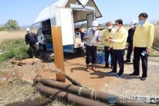 허성무 창원시장, 대산정수장 강변여과수 취수정 공사현장 점검