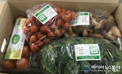 장수군, 유초중고생에게 농산물 꾸러미 선물 배달