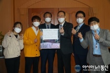 포항대, 유학생 위한 사랑의 마스크 기증 행사