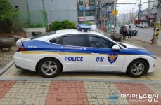 전주덕진서, 112순찰차에 자석스티커 부착 탄력순찰 홍보