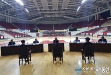 경기 안양도시공사, 사상 처음으로 체육관 2M이상 거리두기 면접 실시