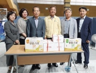 [아통 포토] NH농협은행 경산시지부, 코로나19 피해 소상공인 지원 T/F팀 간식 제공