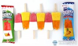 산(山) 모양의 재미있는 아이스 바!! 롯데푸드, 마운틴 아이스 2종(백두, 한라) 출시