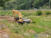 (단독) 청도군, 생태 환경 파괴에 세금 2천만원 투입해 공사 강행 빈축