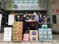 부평구여성단체협의회, 부평구 보건소에 격려물품 전달