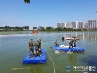 특전동지회 영천지회, 망정 우로지서 수중정화활동 펼쳐