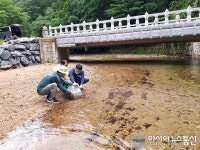 보은군 속리산면, 상판리·사내리 일원에 붕어 치어 6000미 방류