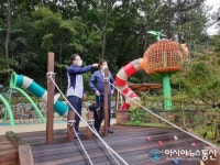 김병두 마산회원구청장, 밤골여울마당 시설점검